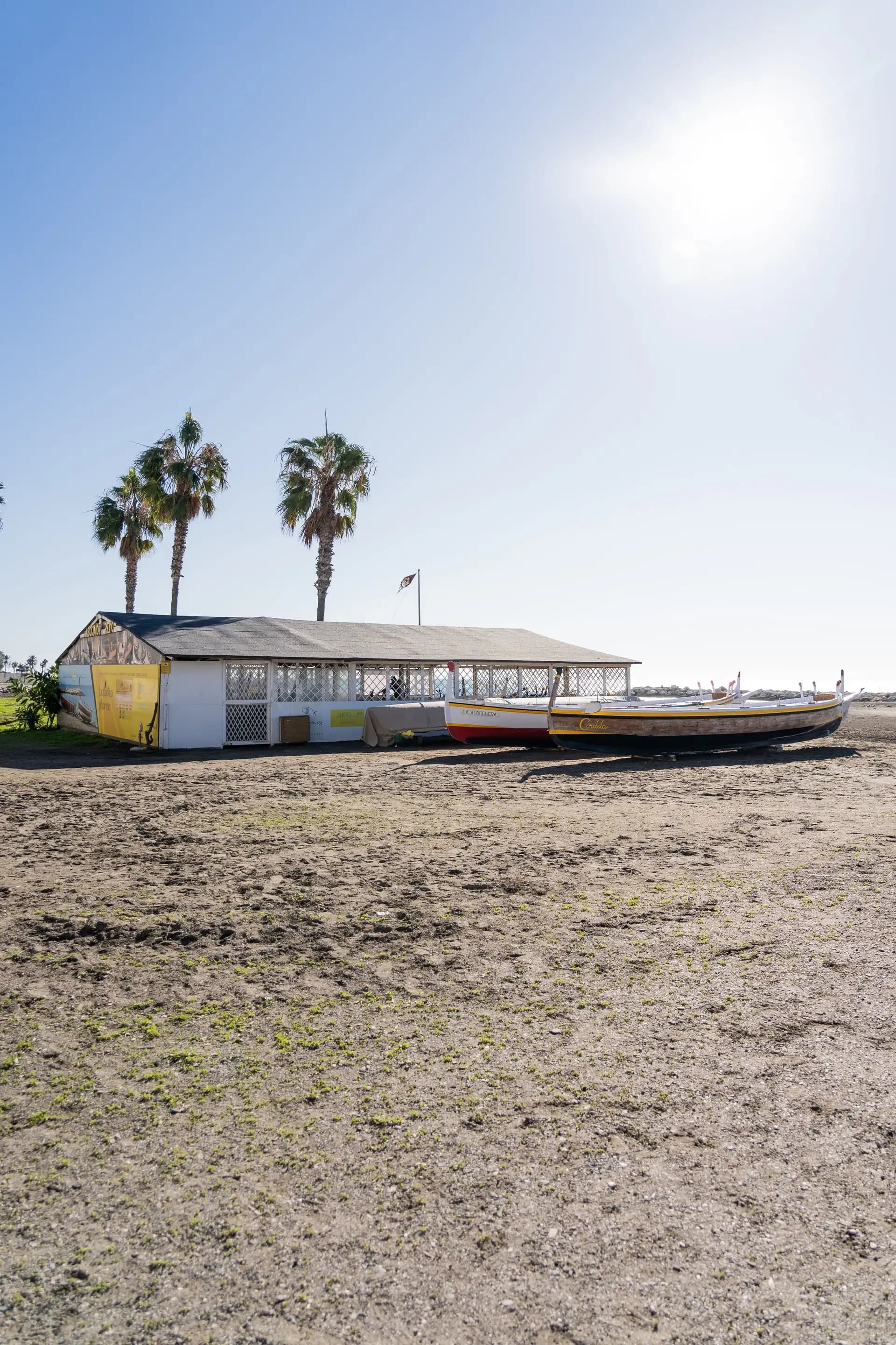 Escuela de jábegas (Club de remo Pedregalejo)